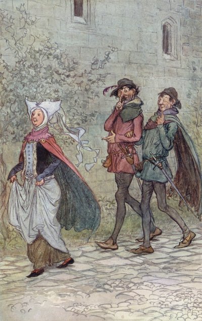 Illustration for The Merry Wives of Windsor by Hugh Thomson